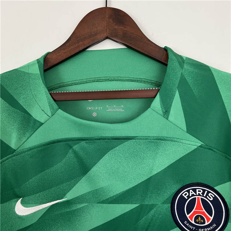 PSG 23/24 Goalkeeper Long Sleeve Soccer Jersey Football Shirt - Click Image to Close